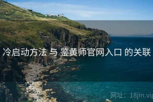 冷启动方法 与 鉴黄师官网入口 的关联