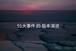 91大事件 的 版本演进