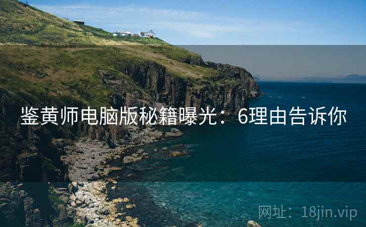 鉴黄师电脑版秘籍曝光：6理由告诉你