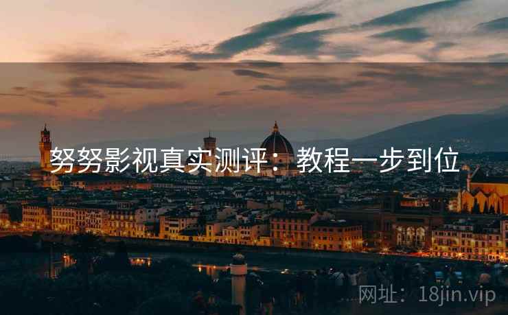 努努影视真实测评：教程一步到位