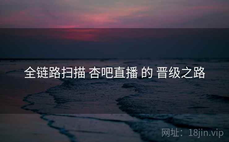 全链路扫描 杏吧直播 的 晋级之路