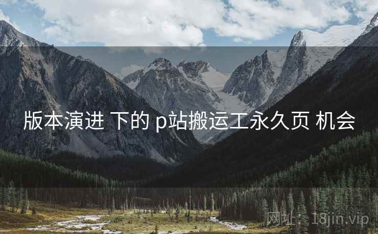 版本演进 下的 p站搬运工永久页 机会