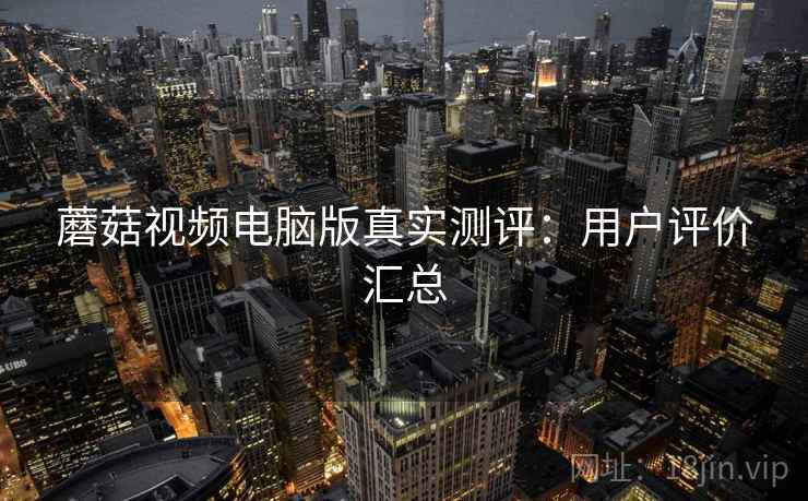 蘑菇视频电脑版真实测评：用户评价汇总