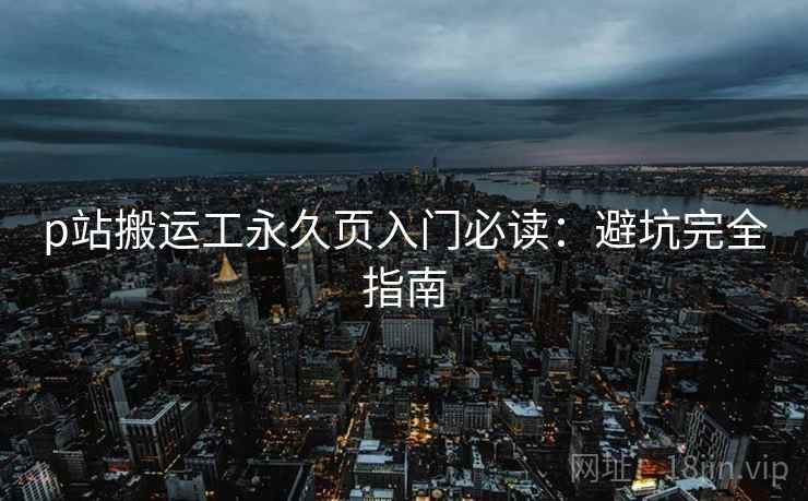 p站搬运工永久页入门必读：避坑完全指南