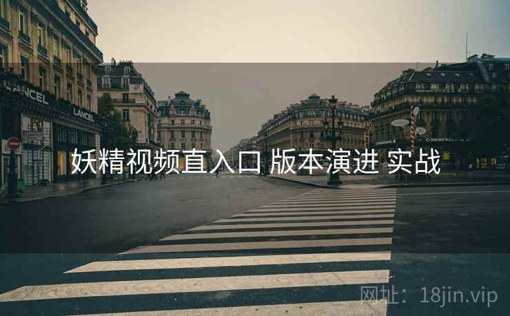 妖精视频直入口 版本演进 实战