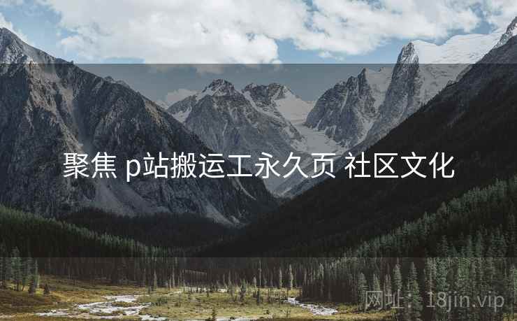 聚焦 p站搬运工永久页 社区文化