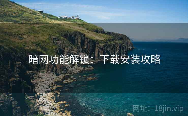 暗网功能解锁：下载安装攻略